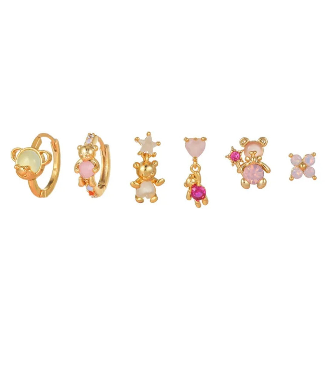 Korean Style stud earrings gift set