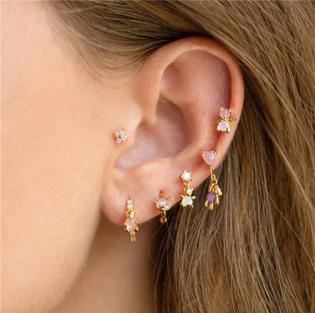 Korean Style stud earrings gift set